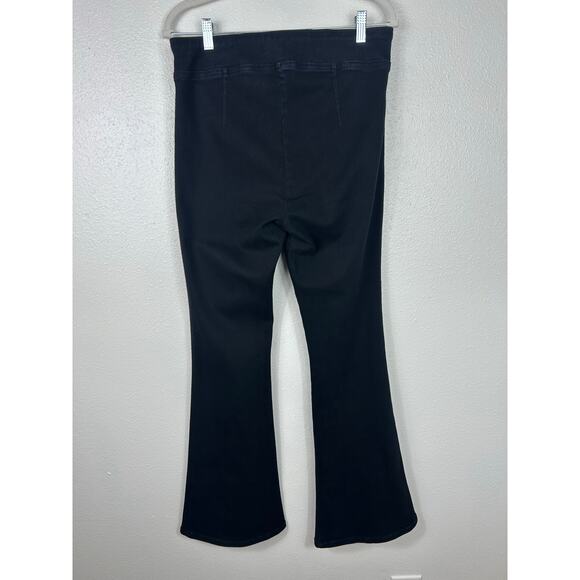 FRAME The Jetset Flare Jeans Sheen Noir Sz 30-34 - Picture 11 of 12